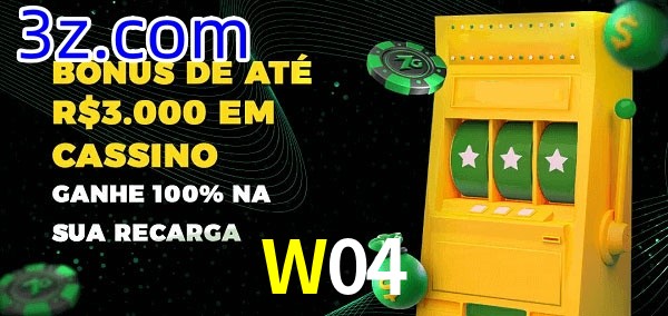 W04 melhor bônus de depósito